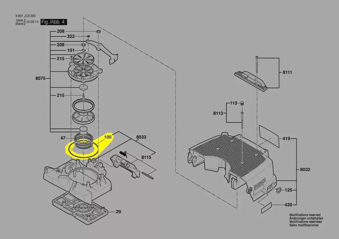 joint torique réf. 2 609 200 392 BOSCH